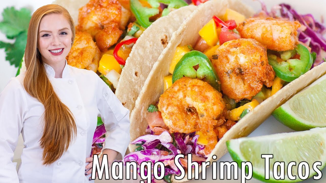 Shrimp Tacos with Mango Salsa