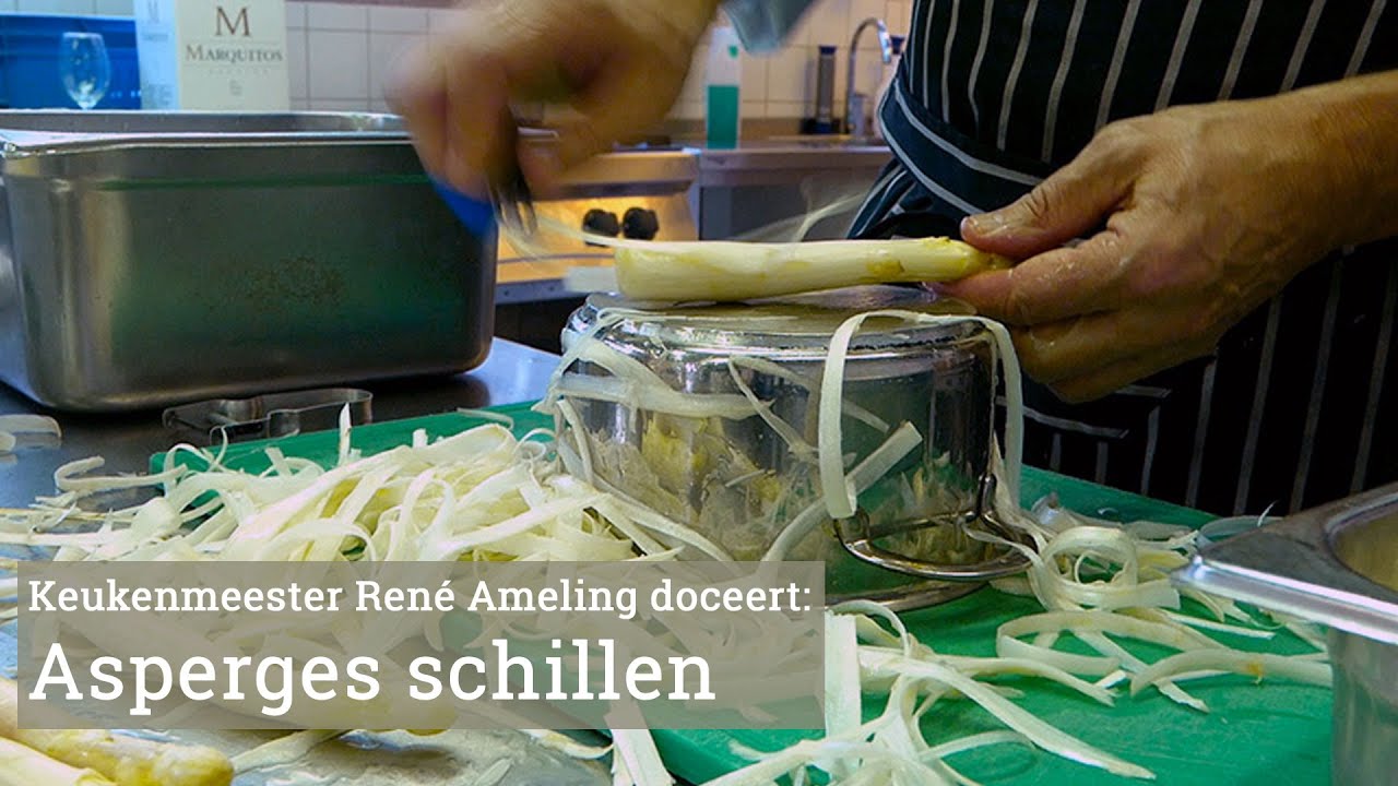 Asperges schillen