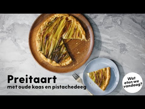 Preitaart met oude kaas en pistache – #recept – Allerhande