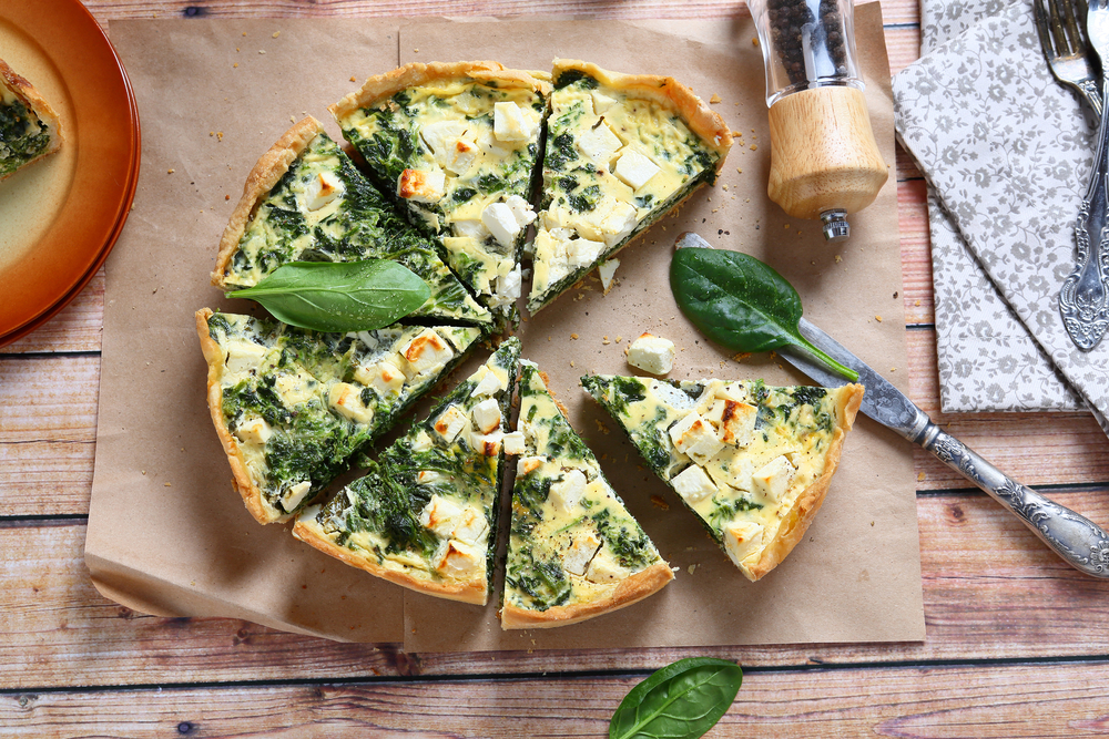 Recept Spinazie Quiche Met Feta En Munt Kookpraatjes