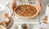 Pecan pie met zelfgemaakte karamel